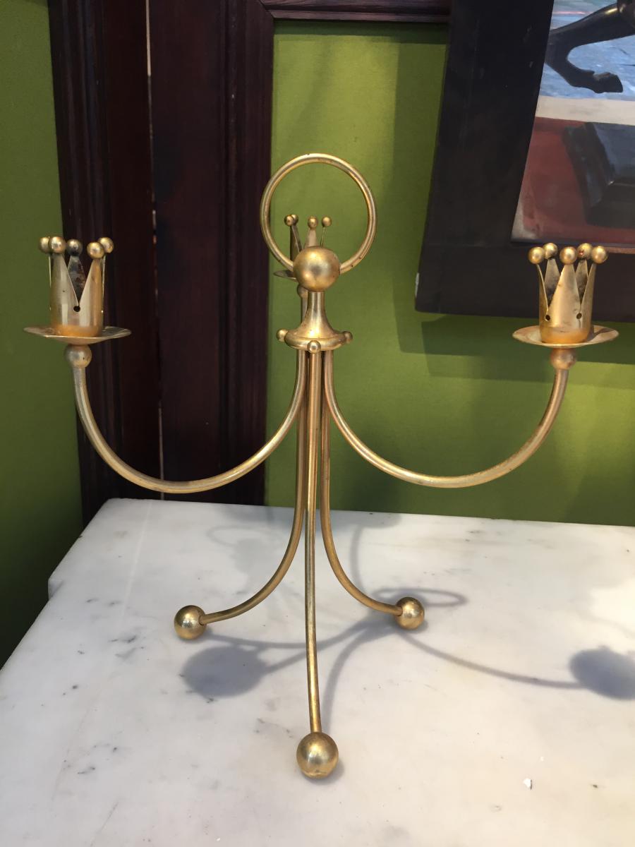 Paire De Candelabres-photo-2