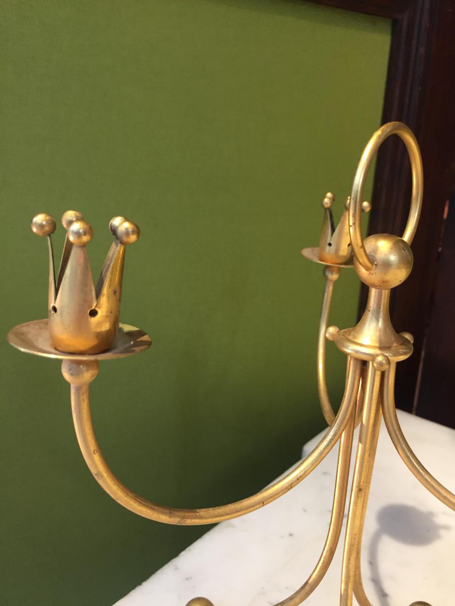 Paire De Candelabres-photo-3