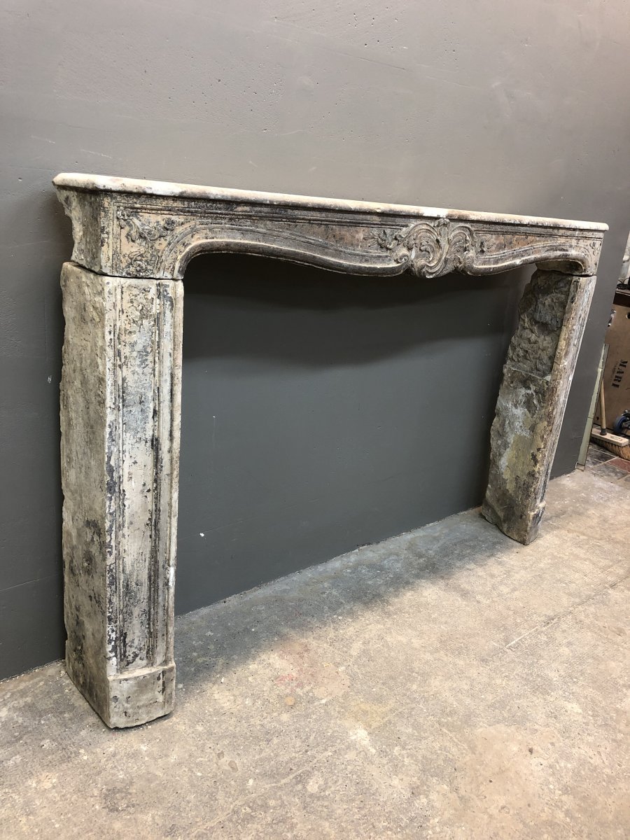 18th Century Stone Fireplace-photo-2