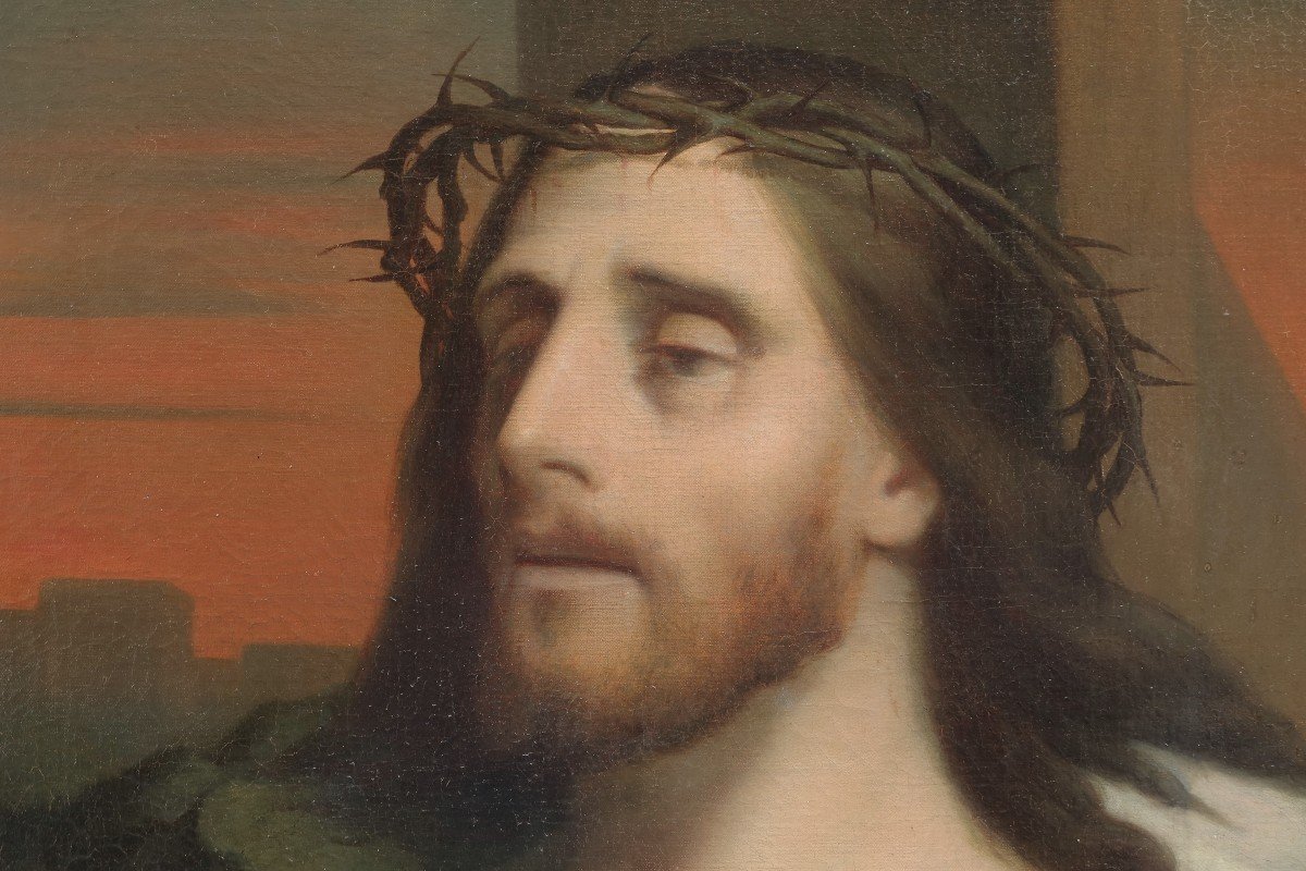 Hippolyte Isidore Dupuis-colson (1820-1862) - Christ At The Foot Of The Cross-photo-1