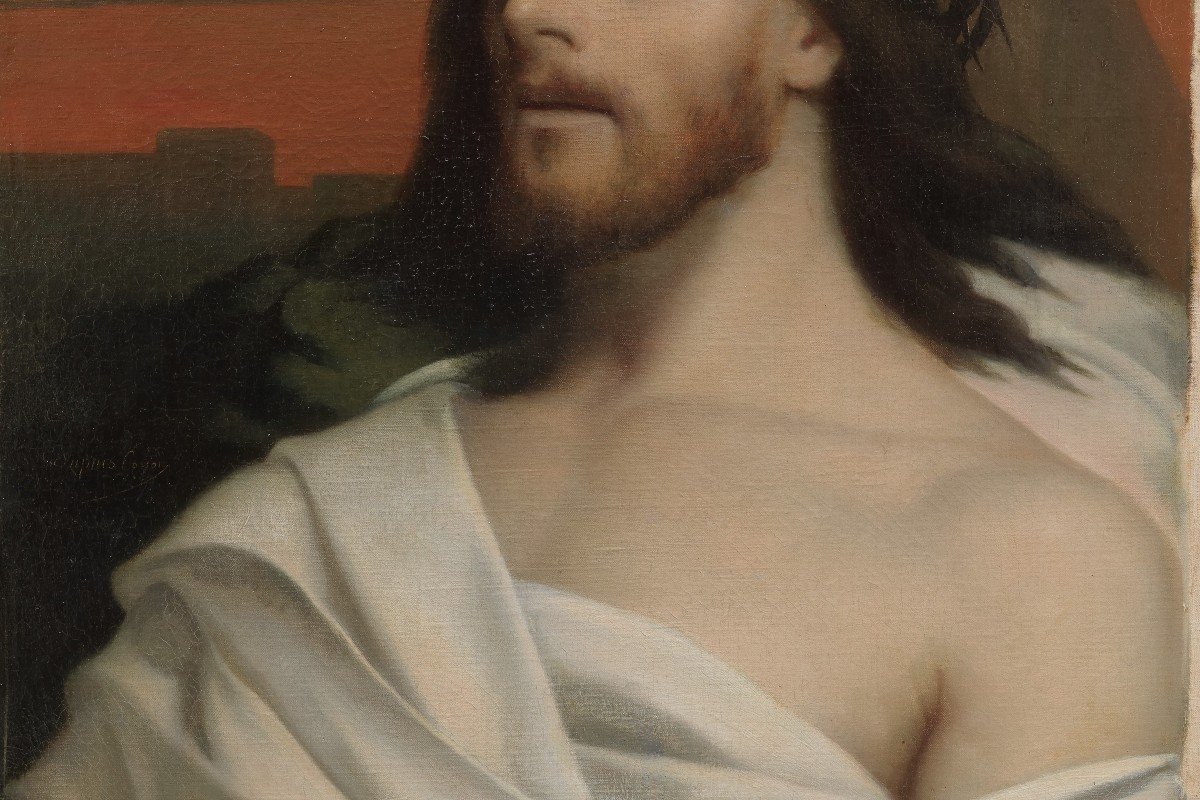 Hippolyte Isidore Dupuis-colson (1820-1862) - Christ At The Foot Of The Cross-photo-5