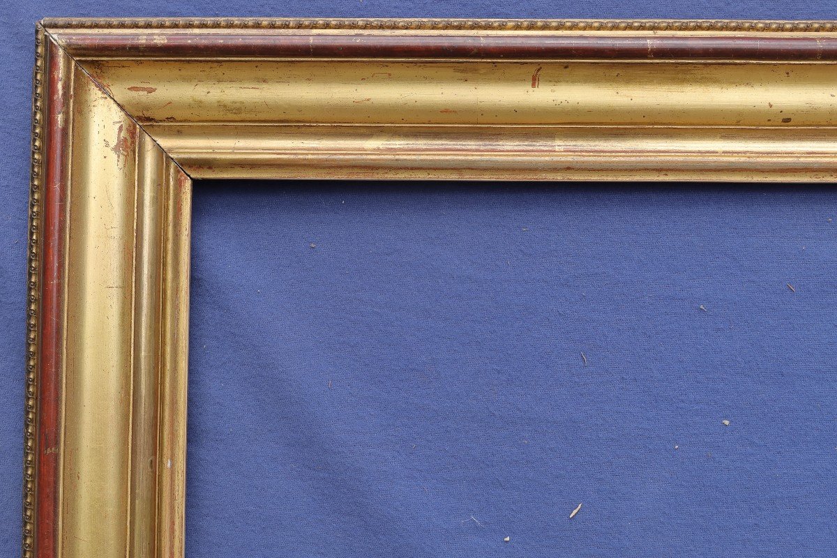 Beautiful Louis Philippe Golden Frame For 20f Format (73x60cm), View 72.5x58cm-photo-3