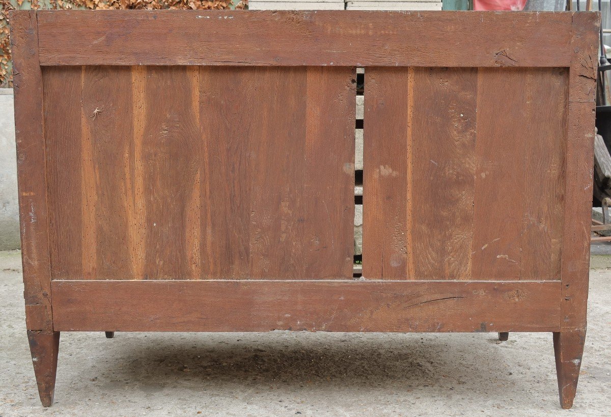 Late 18th Begining XXè Century Inlaid Chest Of Drawers To Restore-photo-7