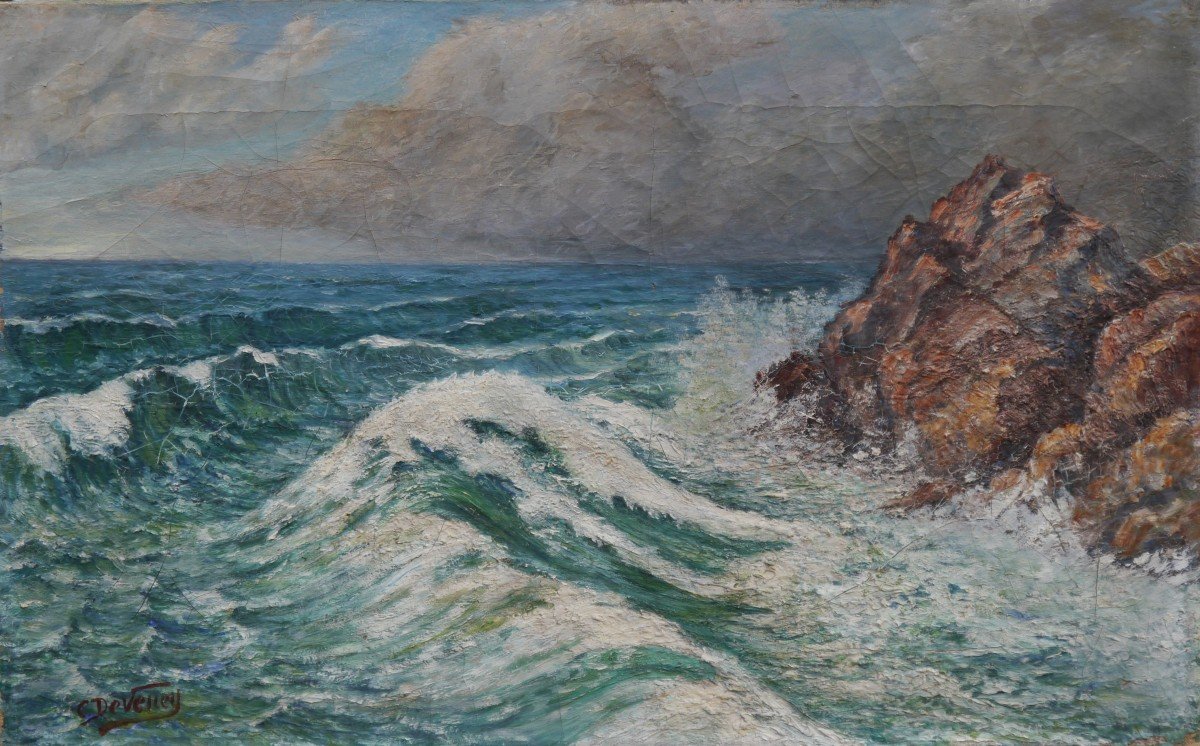 Une vague...vers 1920