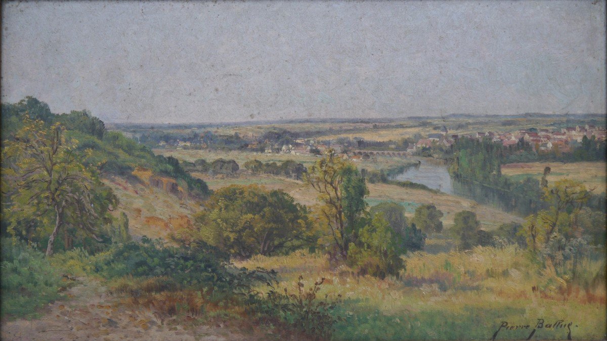 La Creuse à La Haye Descartes. Pierre Ernest BALLUE (1855-1928)