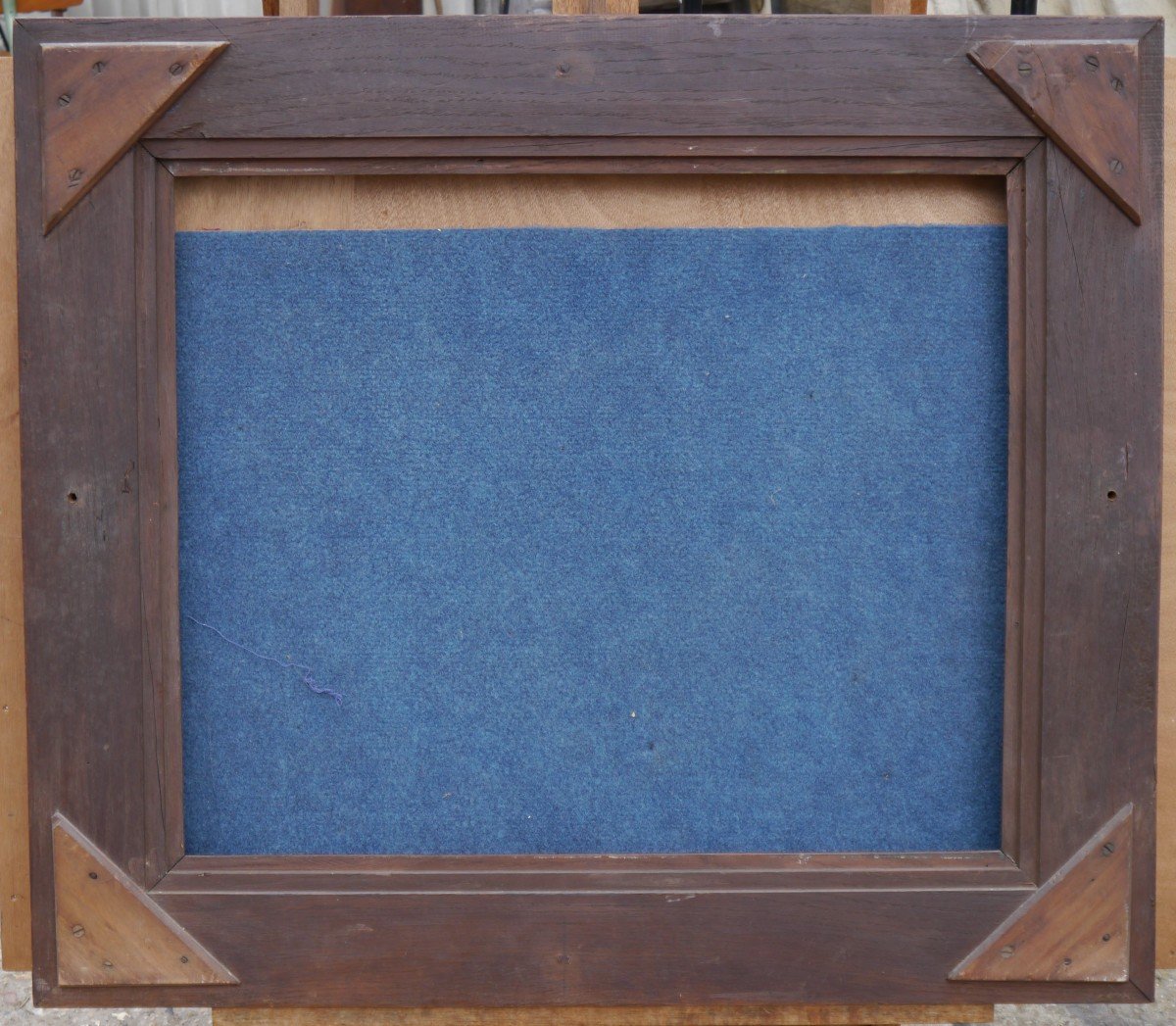 Large Oak Wood Frame View 64x53 Cm For 65x54cm Chassis - 15f-photo-5