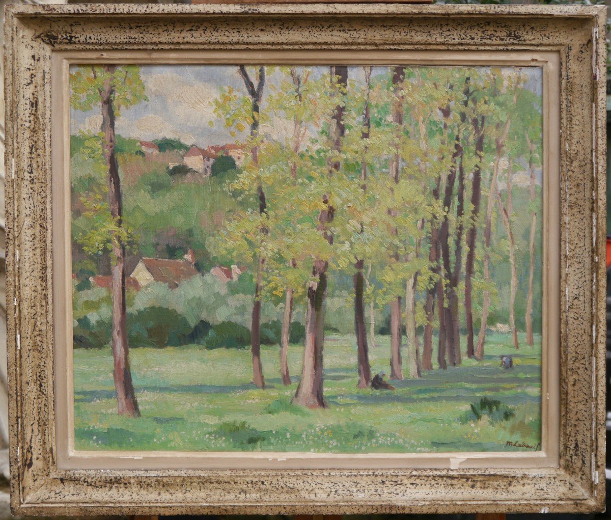 Animated Landscape With Large Trees. Marcelle Ladeuil (1895-1983)-photo-8