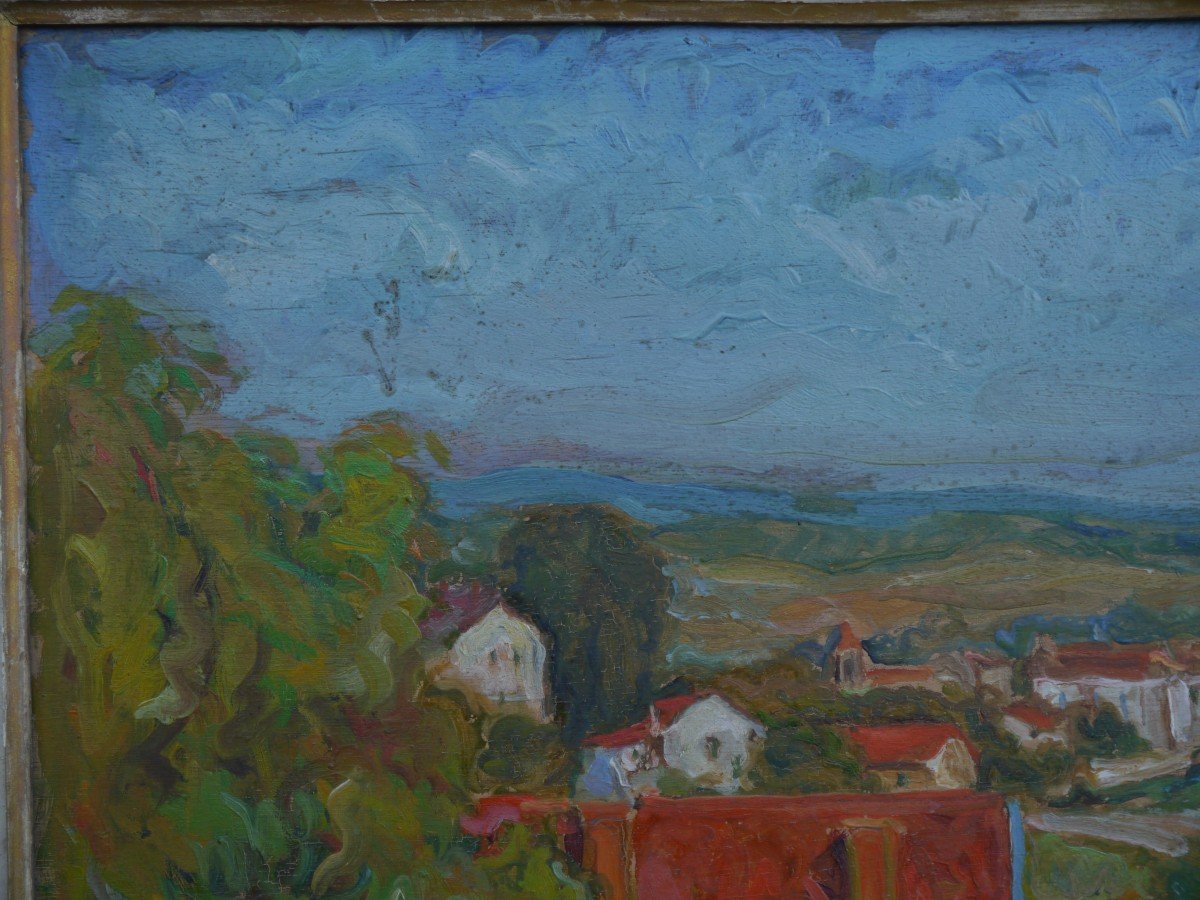 Serge FOTINSKY (1887-1971). Paysage à Belvès, Dordogne.-photo-3