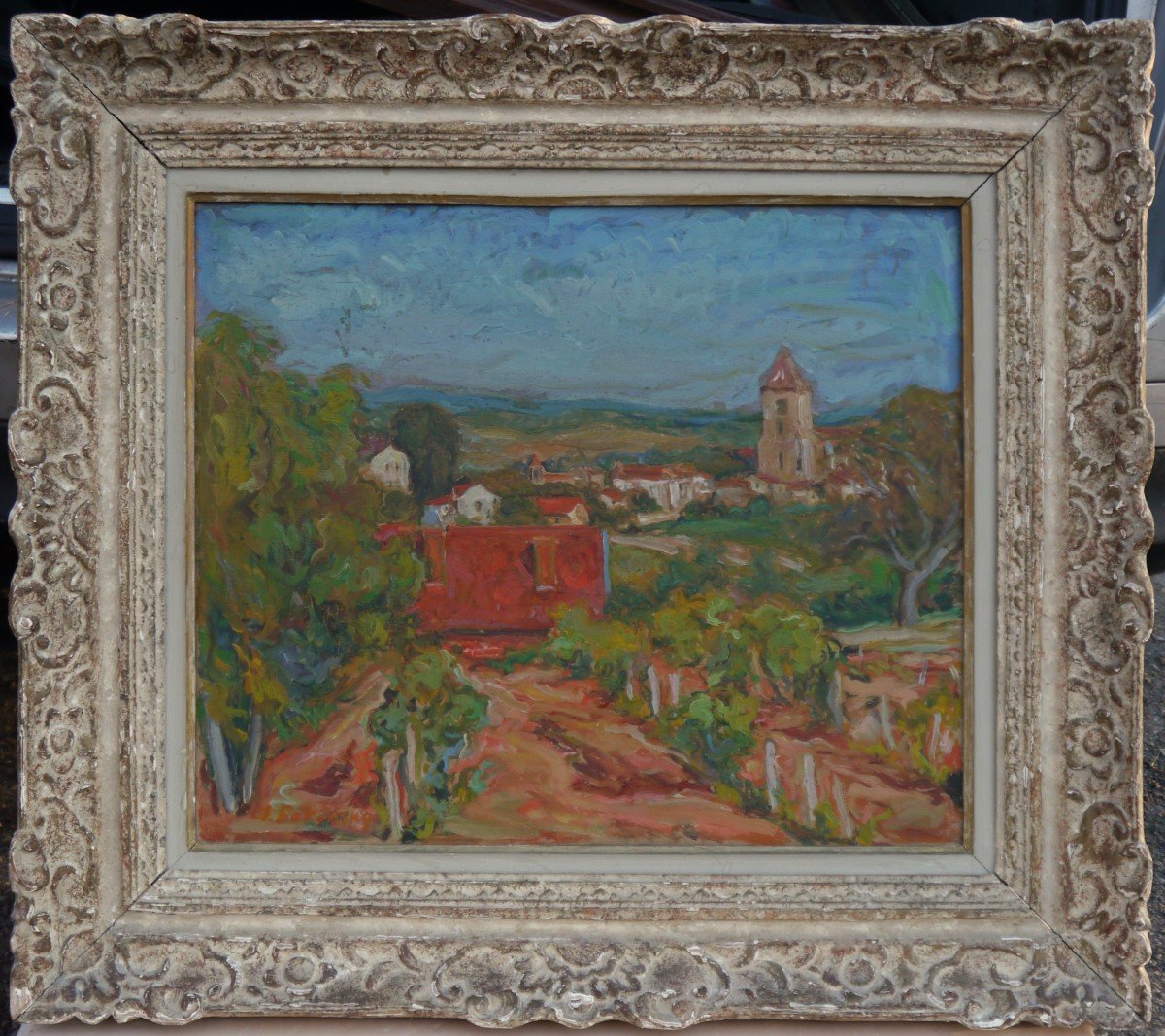 Serge FOTINSKY (1887-1971). Paysage à Belvès, Dordogne.-photo-2