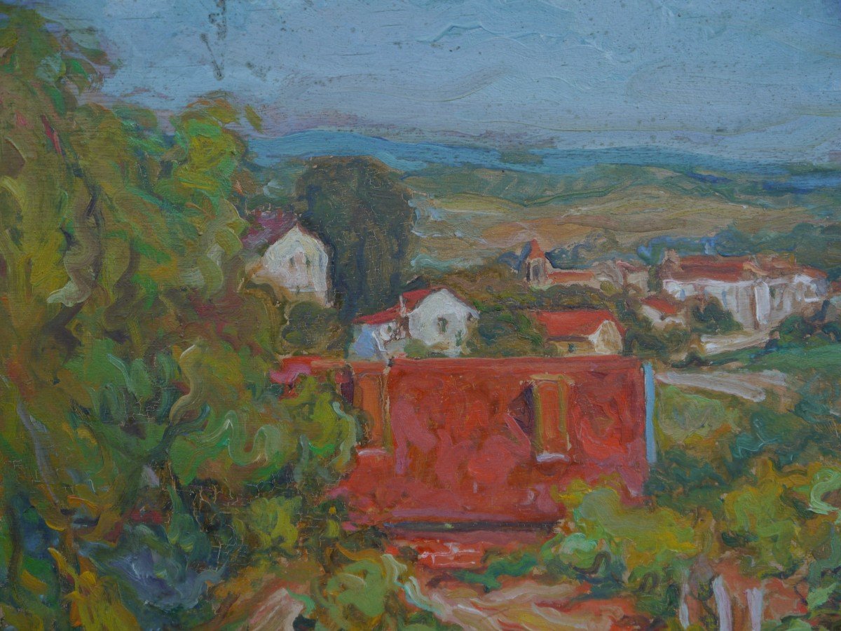 Serge FOTINSKY (1887-1971). Paysage à Belvès, Dordogne.-photo-2