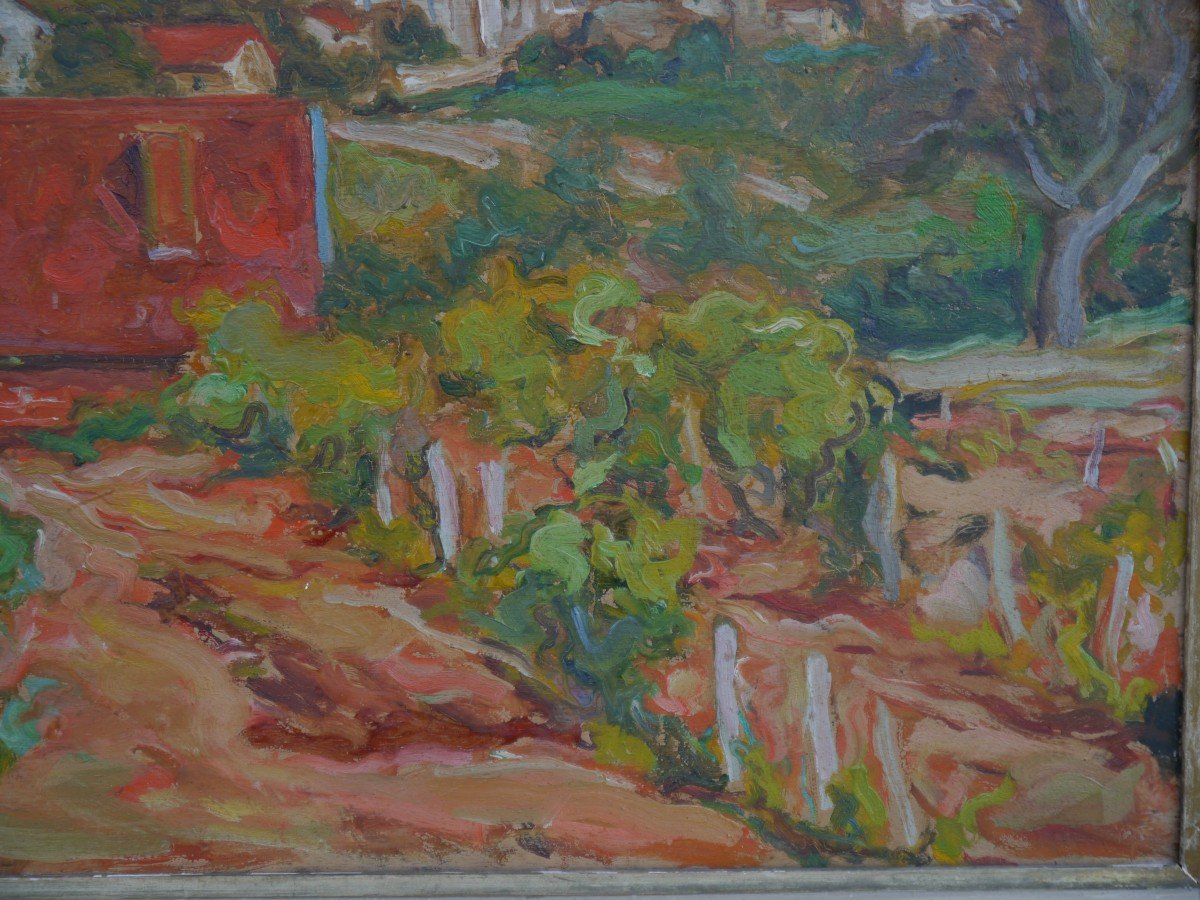 Serge FOTINSKY (1887-1971). Paysage à Belvès, Dordogne.-photo-3