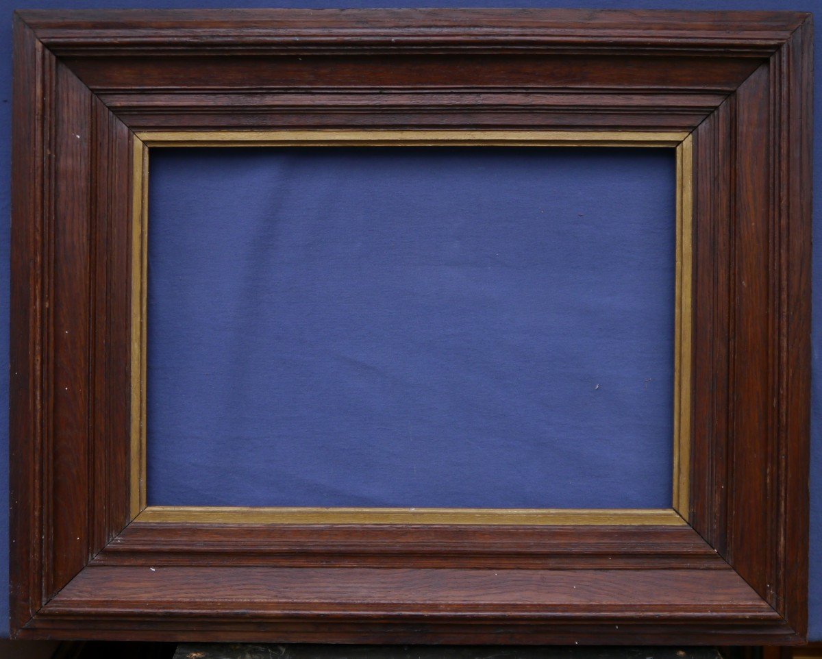 Large 19th Century Oak Frame For 55x38cm Format (10p)