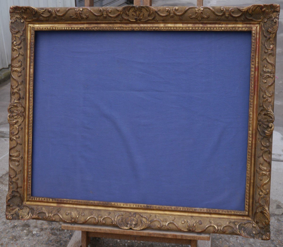 Large 19th Century Gilded Frame, 30f Format (92x73cm), View 90.5x71.5 Cm-photo-2