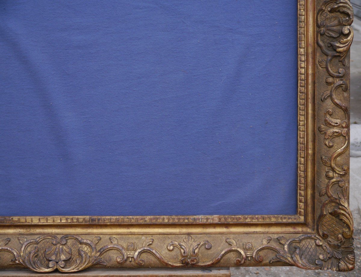 Large 19th Century Gilded Frame, 30f Format (92x73cm), View 90.5x71.5 Cm-photo-3