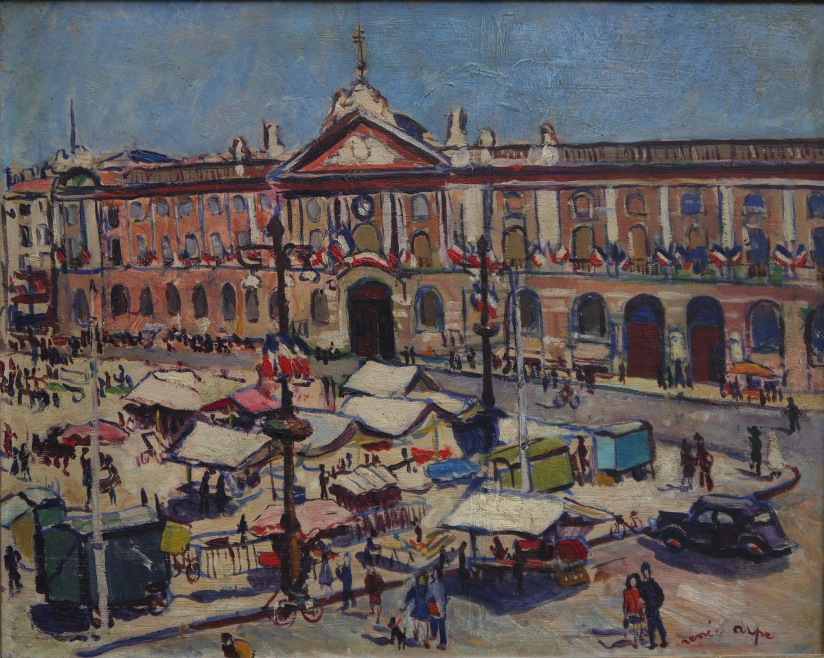 Renée ASPE (1929-1969). Le Capitole le 14 juillet à Toulouse