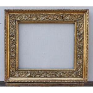Rennaissance Style Frame Early 20th Century Golden For 8f 46x38 Cm