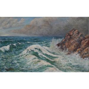 Une vague...vers 1920