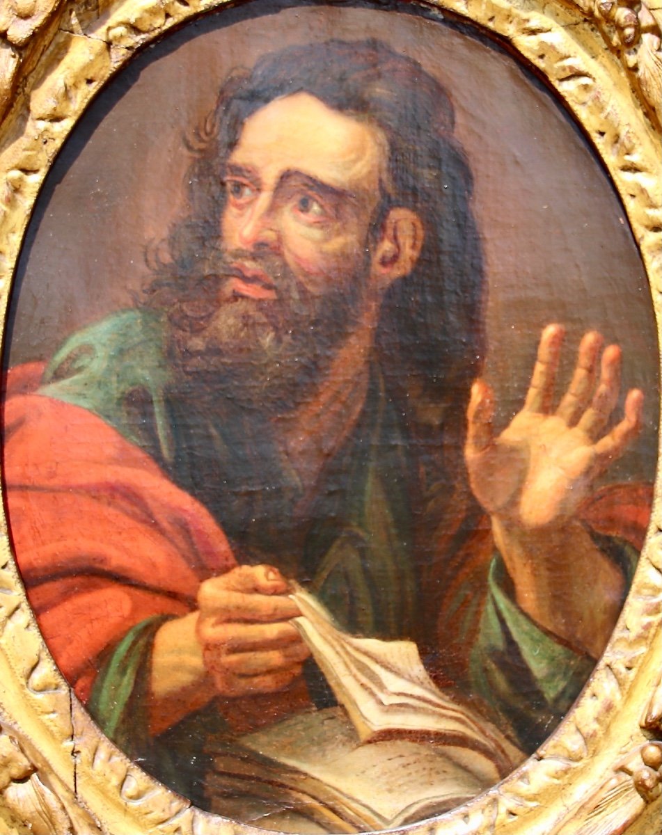 18th Century Saint John The Baptist Painting-photo-5