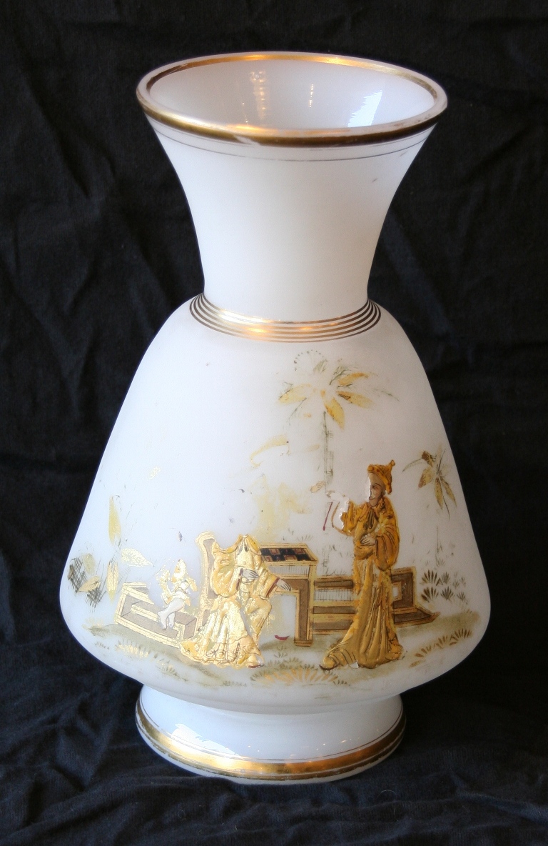 Vase En Opaline XIXème-photo-3