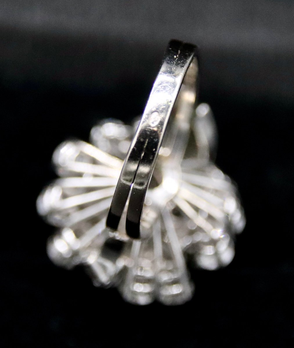 1950s Ring In White Gold Set With Diamonds-photo-7