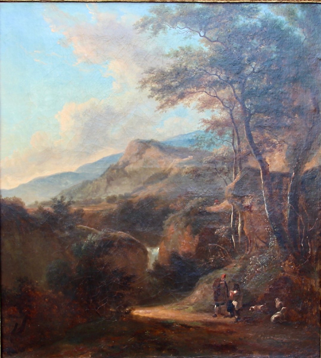 Animated Landscape Painting By Jean Victor Bertin -photo-2