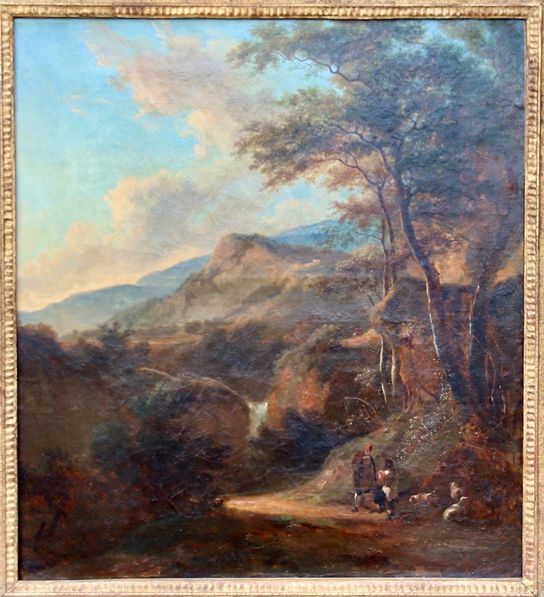 Animated Landscape Painting By Jean Victor Bertin -photo-1