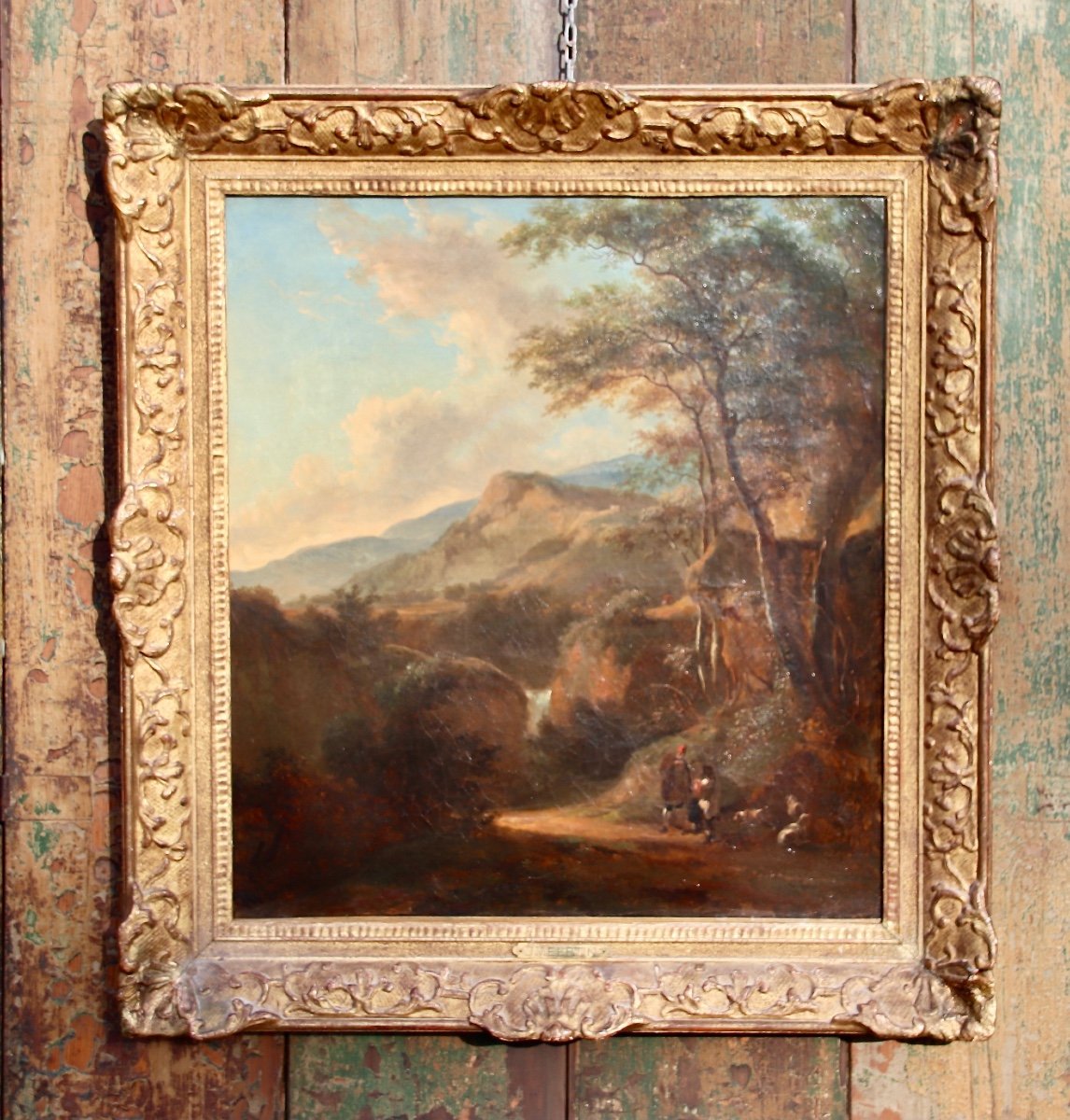 Animated Landscape Painting By Jean Victor Bertin -photo-3