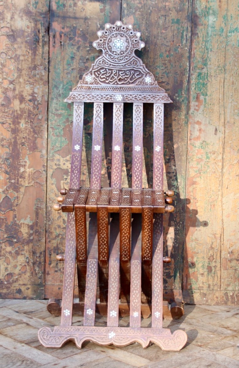 Pair Of 19th Century Syrian Folding Chairs-photo-6