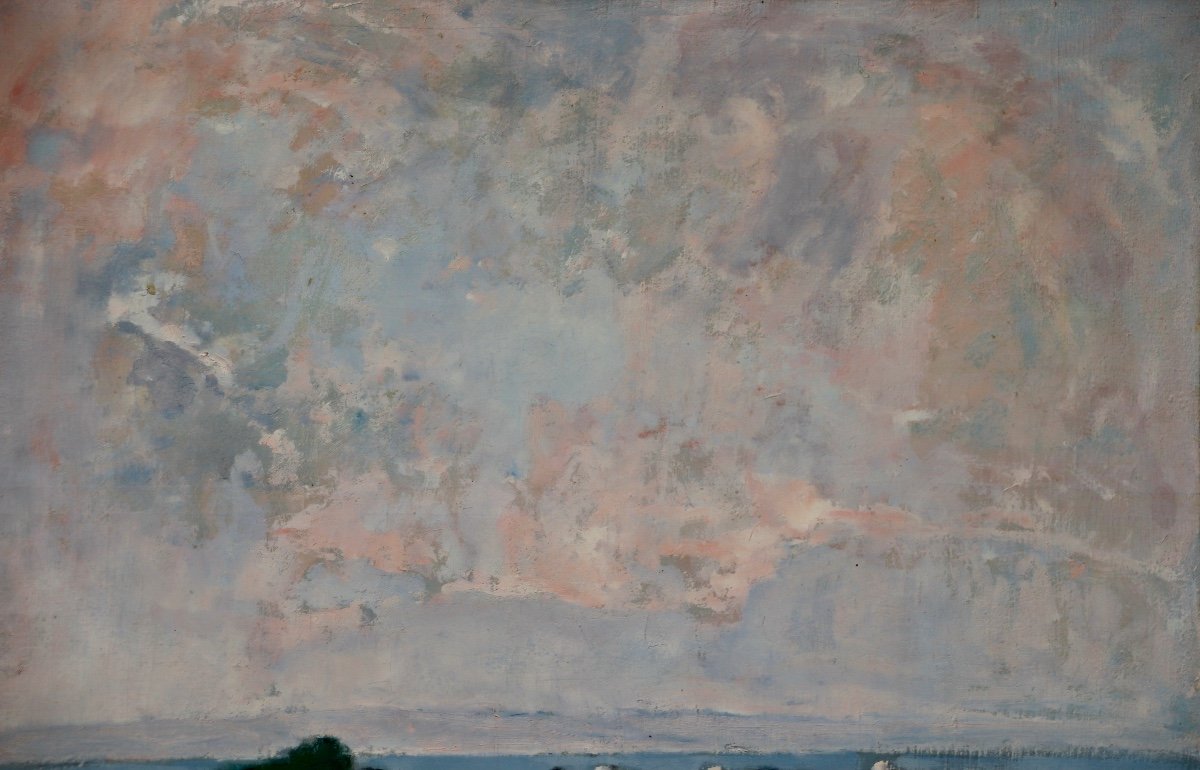Painting By Désiré Lucas, The Bay Of Douarnenez -photo-7