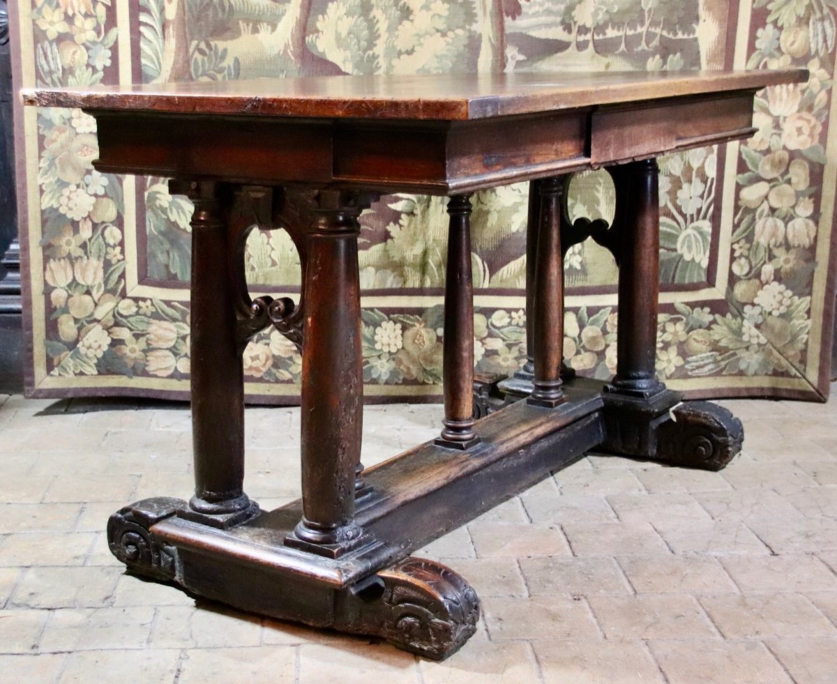 Table Renaissance XVIIème En Noyer 