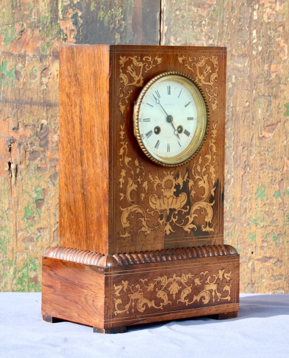 Charles X Marquetry Clock -photo-3