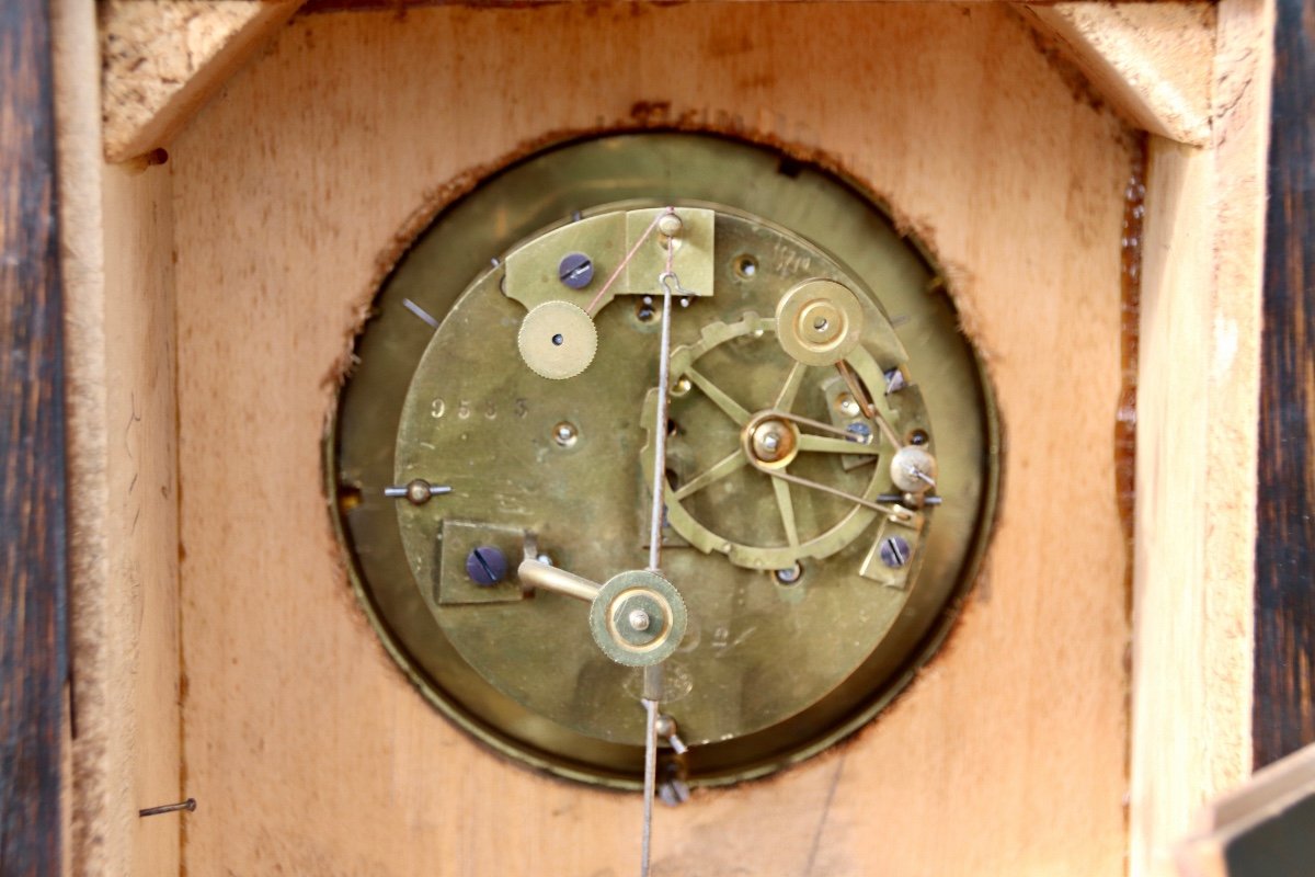 Charles X Marquetry Clock -photo-3