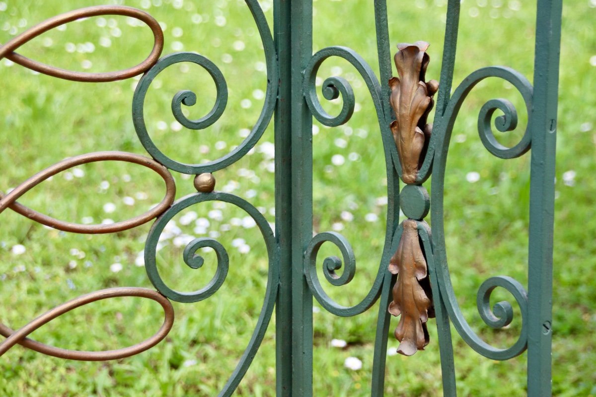 Art Deco Grille With 2 Leaves -photo-3