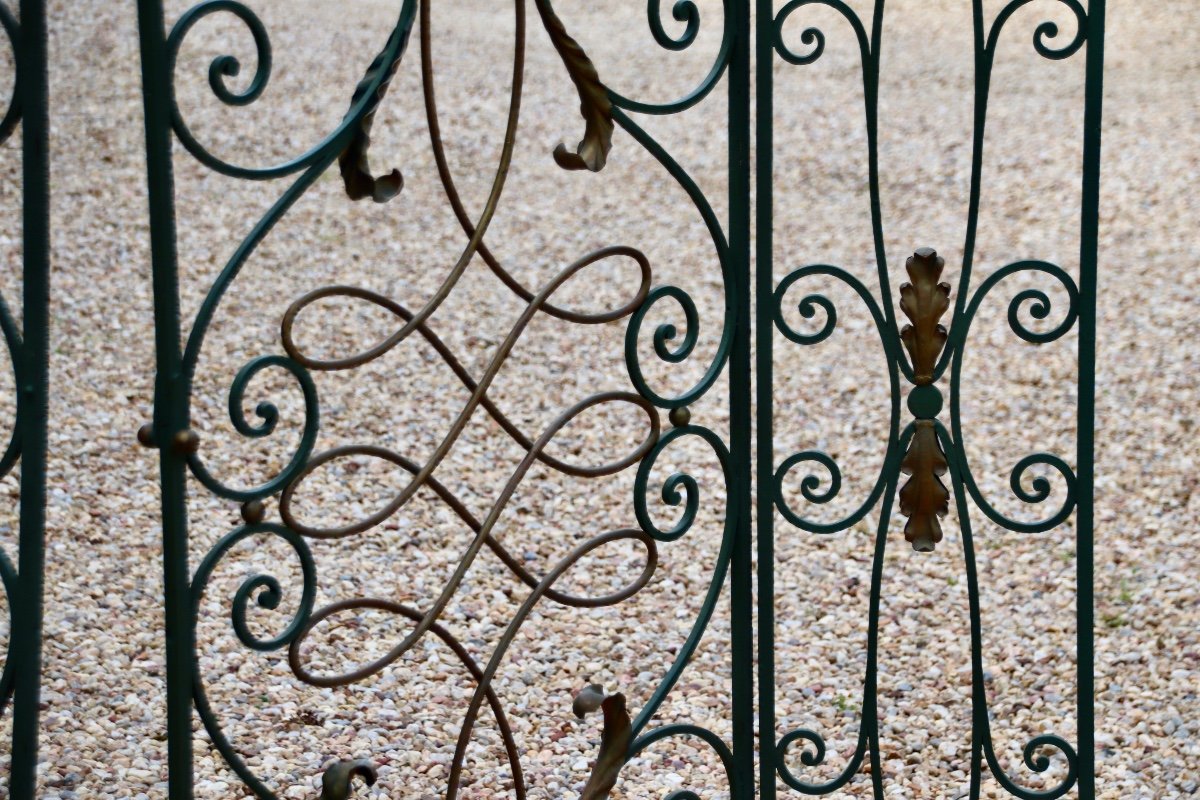 Art Deco Grille With 2 Leaves -photo-4