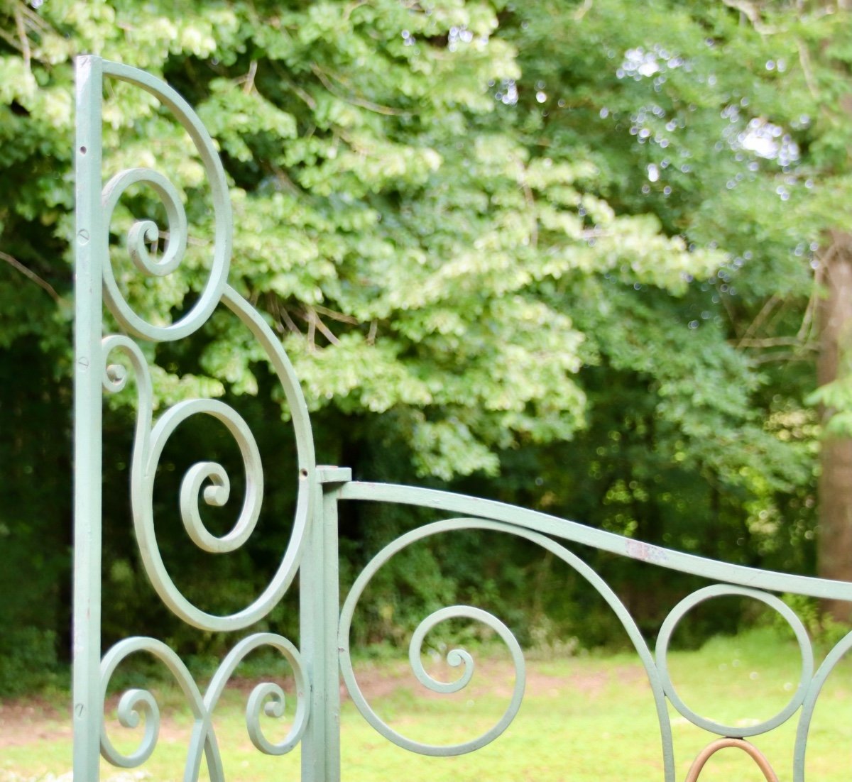 Art Deco Grille With 2 Leaves -photo-1