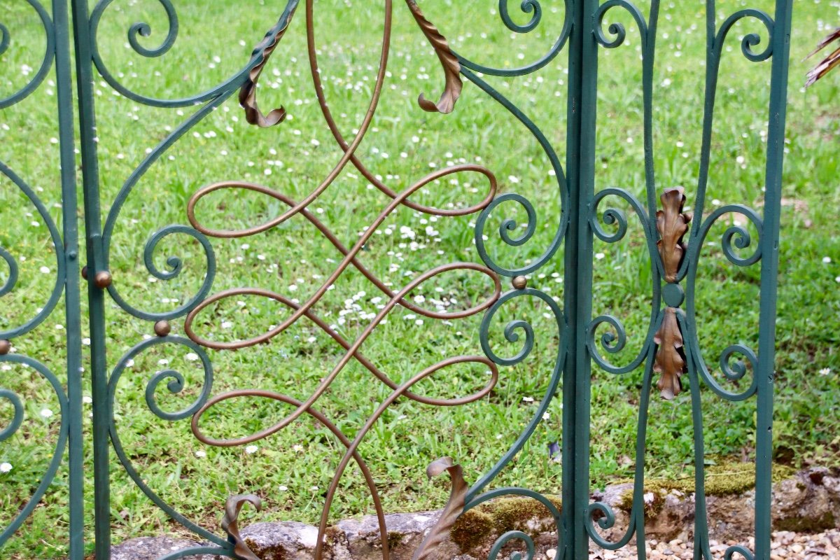 Art Deco Grille With 2 Leaves -photo-3