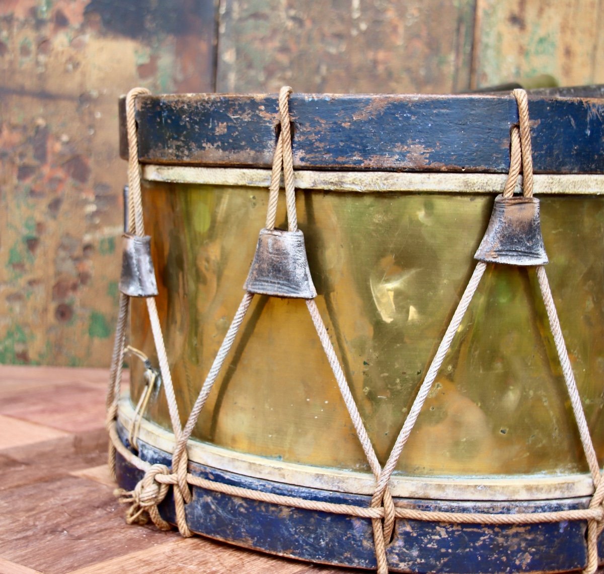 19th Century Drum With Its Sticks -photo-2