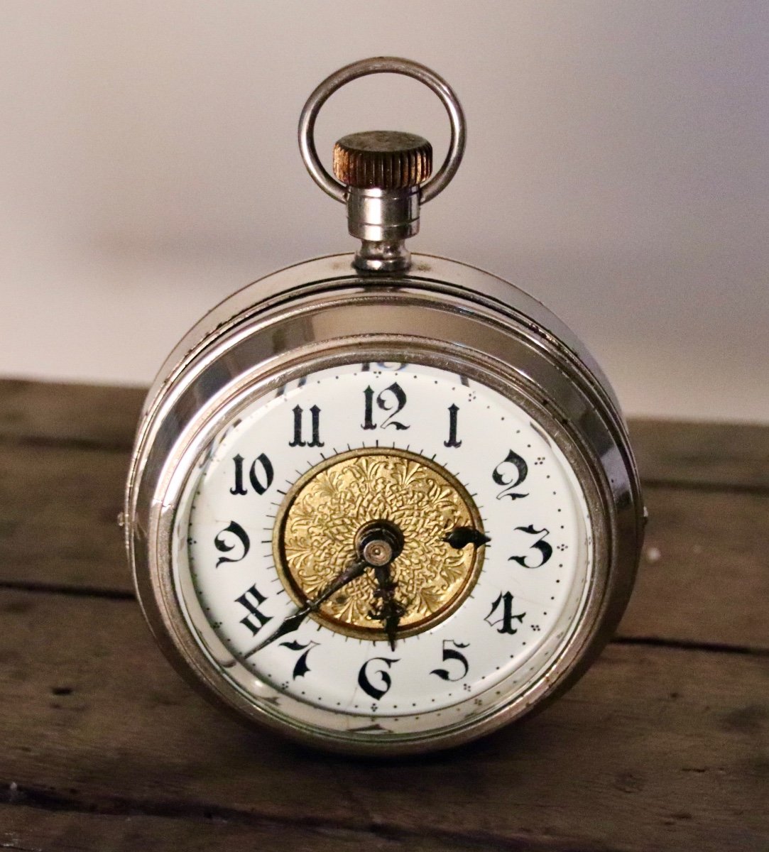 Pocket Watch Chrono-alarm Paris Exhibition 1889-photo-4