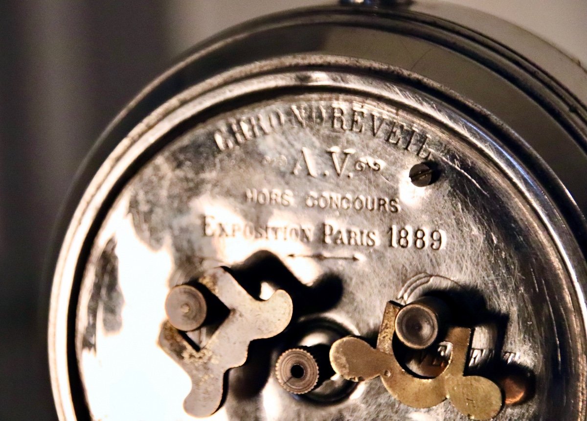 Pocket Watch Chrono-alarm Paris Exhibition 1889-photo-6