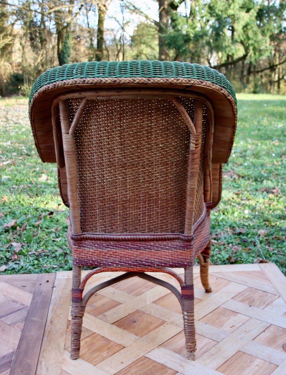 Pair Of 50s Rattan Armchairs-photo-7