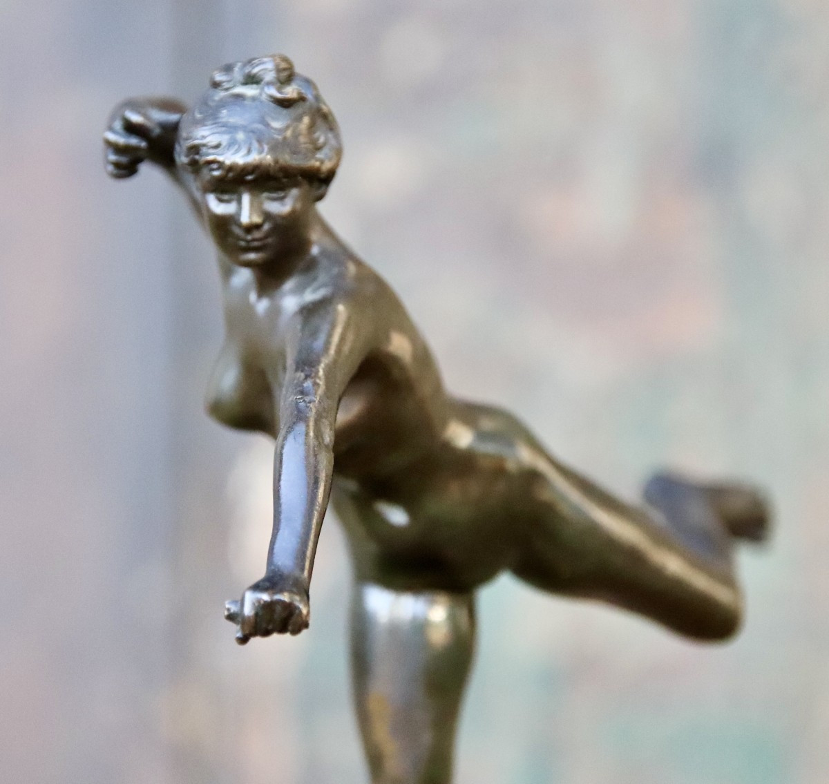 19th Century Bronze Diana The Huntress By Alexandre Falguière-photo-1