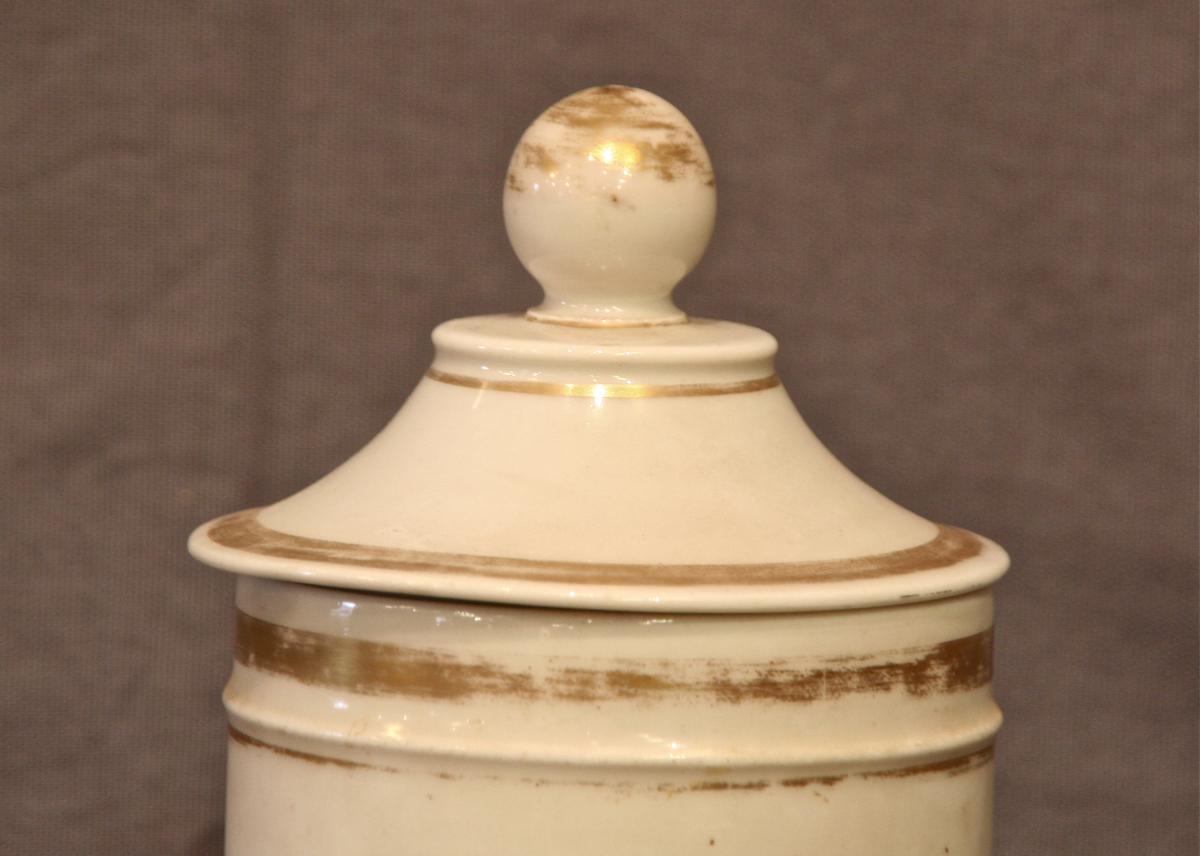 Pharmacy Jar Porcelain Nineteenth-photo-1