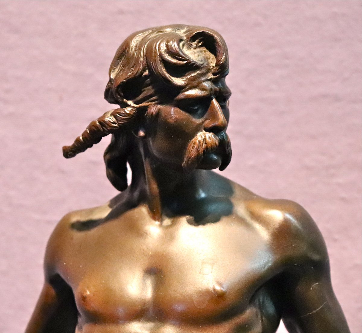Bronze XIXème Ense Et Aratro d'Émile Boisseau -photo-2