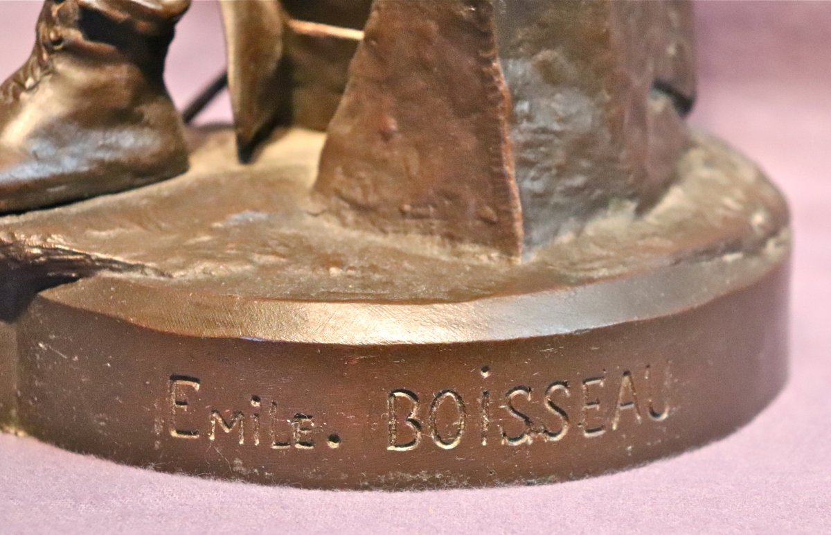 Bronze XIXème Ense Et Aratro d'Émile Boisseau -photo-7