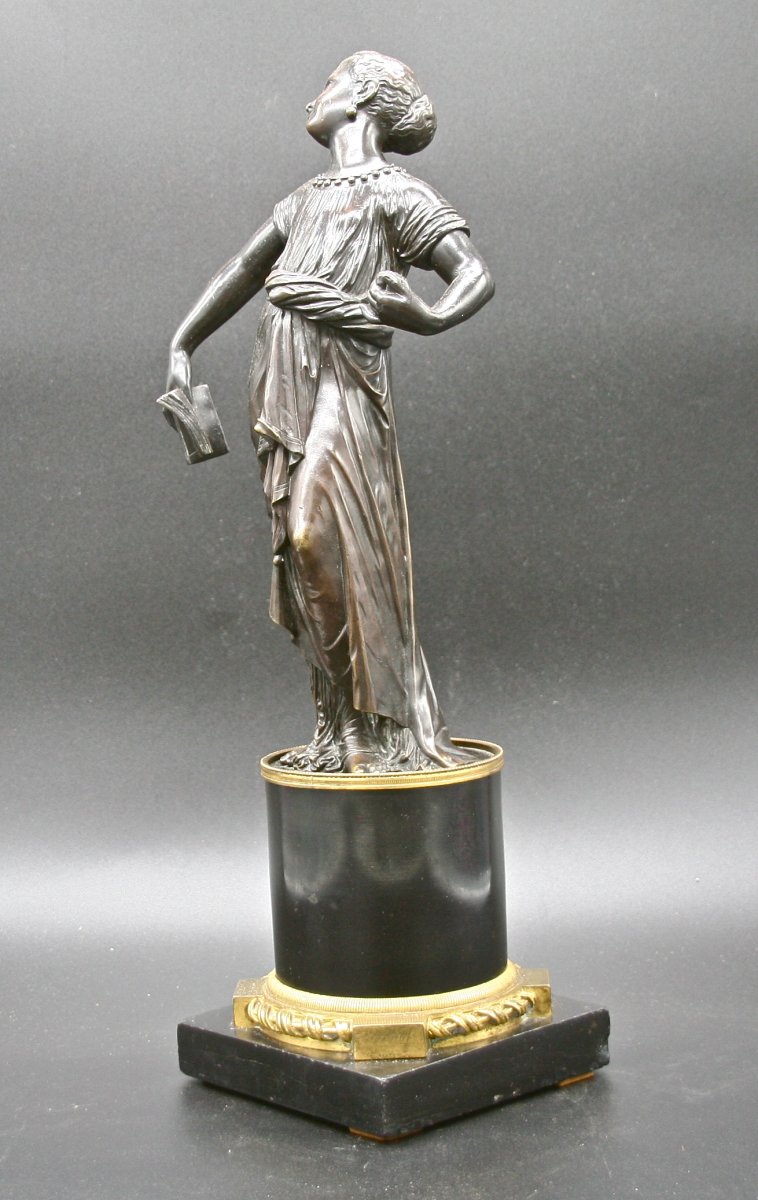 Bronze Woman In The Antique Of Eighteenth Time-photo-4