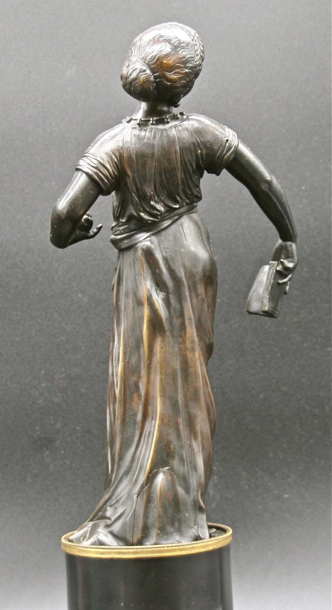 Bronze Woman In The Antique Of Eighteenth Time-photo-7