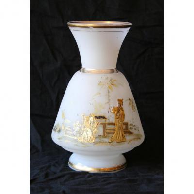 Vase En Opaline XIXème