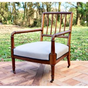 19th Century Mahogany Armchair