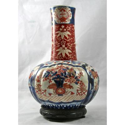 Large Nineteenth Imari Porcelain Vase