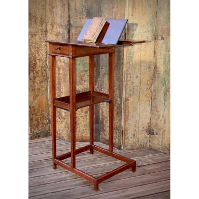 19th Century Mahogany Musician Lectern Table